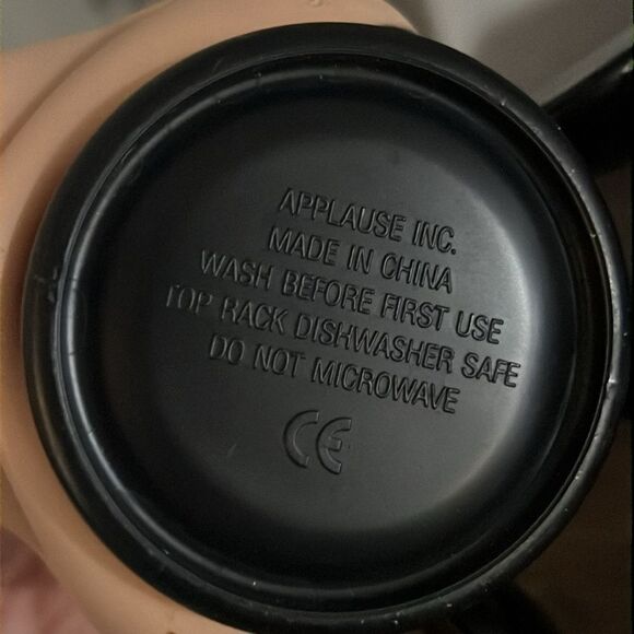 Vintage Applause Inc 3D Disney Mickey Mouse Head Face w/ ears Plastic Cup Mug - Picture 6 of 7